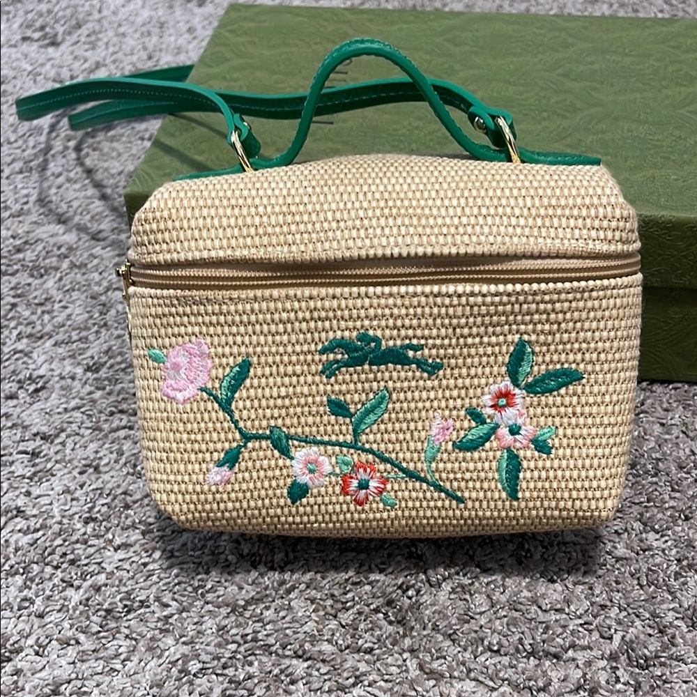 Longchamp Mini Straw Shoulder bag